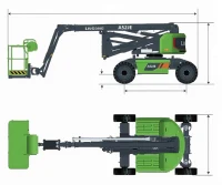 Nacelă articulată LiuGong A52JE (electrică)