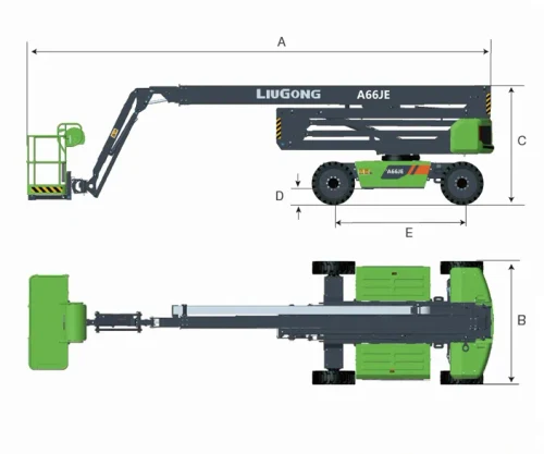 Nacelă articulată LiuGong A66JE (electrică)