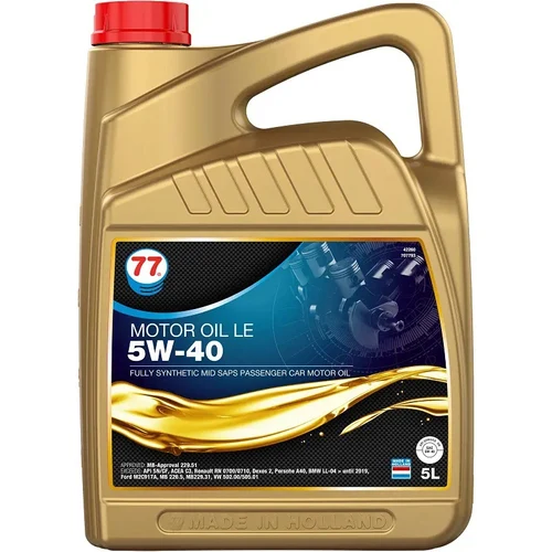 Автомобильное моторное масло LE 5W40 5L / 77Lubricants