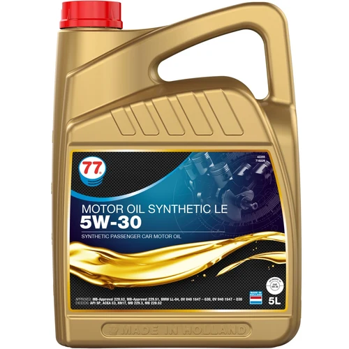 Автомобильное моторное масло LE 5W30 200L / 77Lubricants